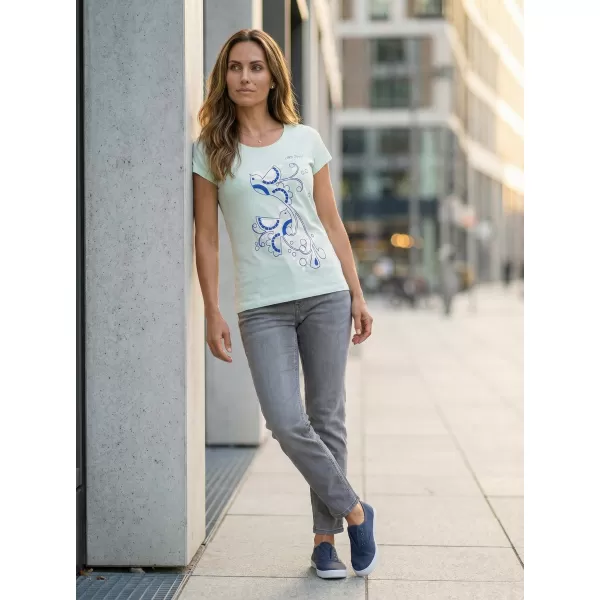  Damen-T-Shirt ALTISPORT ALW179122 FROSTBLAU 