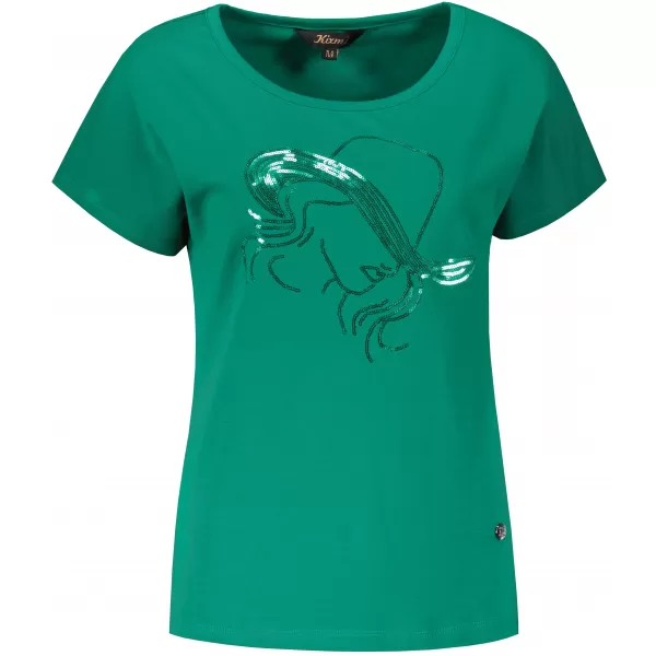  Damen-T-Shirt KIXMI ROCCA GRÜN 