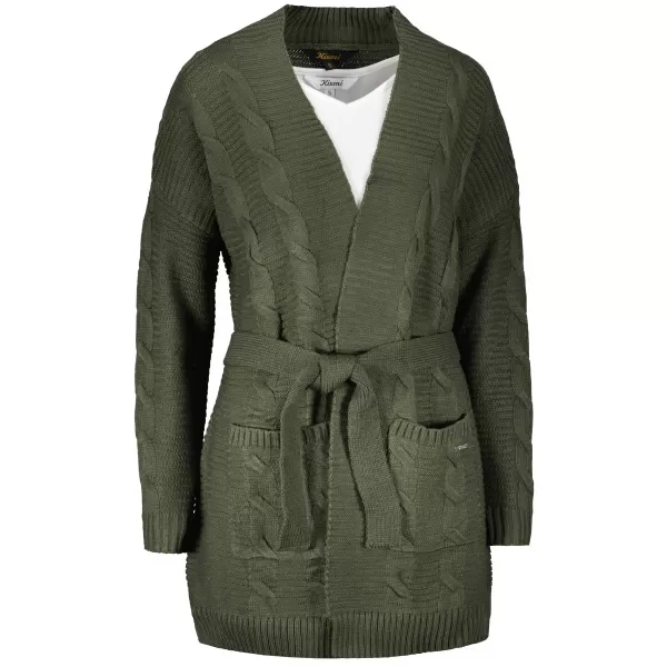  Damenpullover KIXMI RENATA MILITÄR 