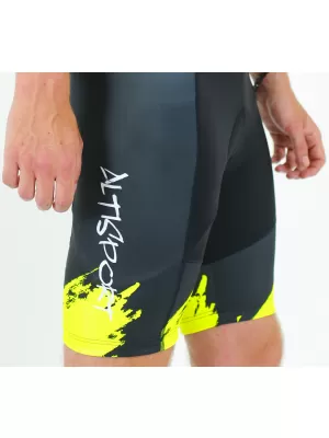 Premium-Radhose für Herren ALTISPORT SWE/ALM01S13 NEON GELB