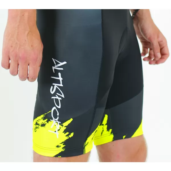  Premium-Radhose für Herren ALTISPORT SWE/ALM01S13 NEON GELB 