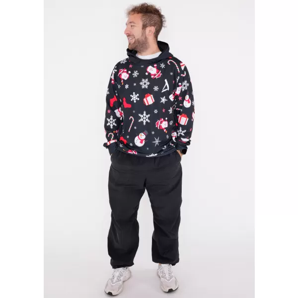  Premium-Sweatshirt für Herren ALTISPORT VOJ/ALMVN1MI01 SCHWARZ 