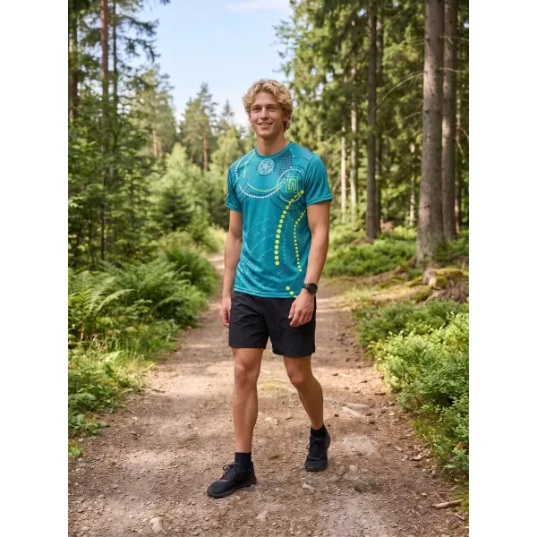  Premium-T-Shirt für Herren ALTISPORT VOJ/ALM003TR01 KEROSIN 