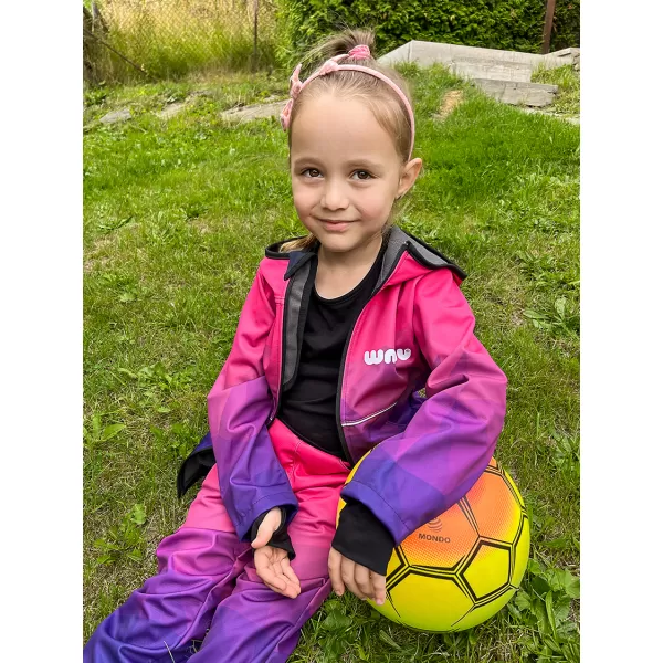  Baby Softshell Jacke WAMU MOZAIKA LILA 
