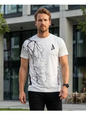 Premium-T-Shirt für Herren ALTISPORT VOJ/ALM004TR01 WEIß