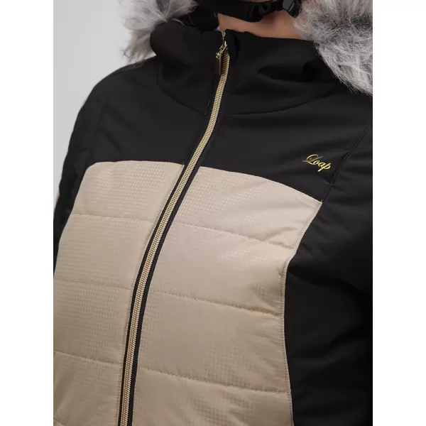  Winterjacke für Damen LOAP OKIDASA OLW2343 BEIGE 