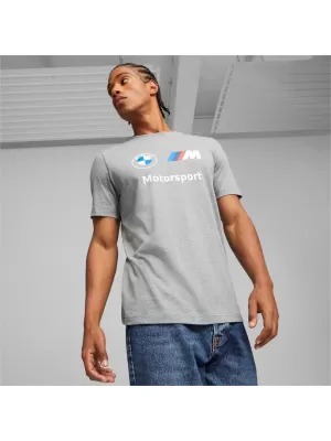 Herren-T-Shirt PUMA BMW MMS ESS LOGO TEE 621314-03 GRAU