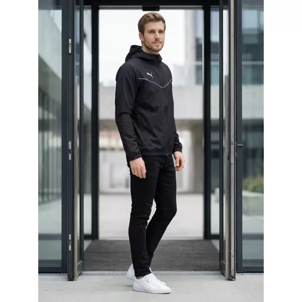  Herrenjacke PUMA TEAMRISE ALL WEATHER JACKET 657396-03 SCHWARZ 