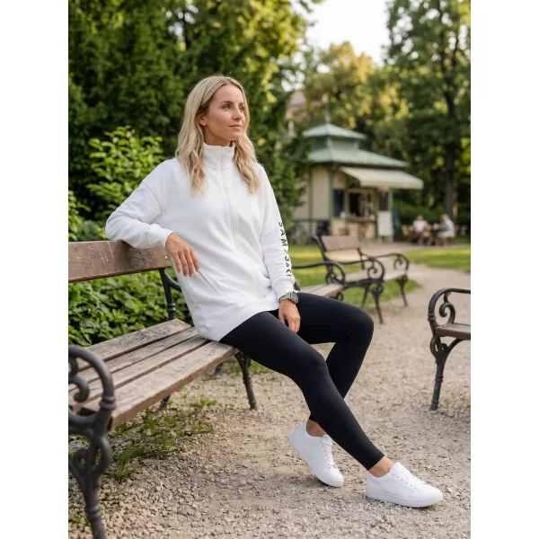  Erweitertes Damen-Sweatshirt SAM 73 ASAJJ WM 781 CREMEFARBEN 