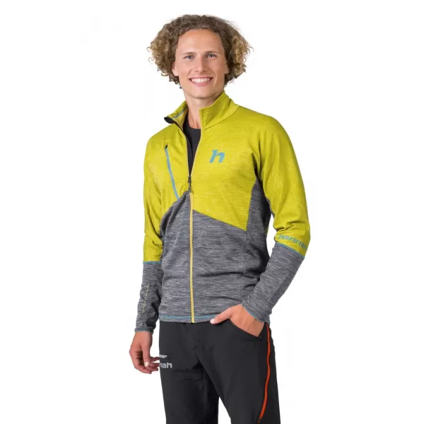  Herren-Sweatshirt HANNAH NIRO CITRONELLE/HELLGRAUMEL 