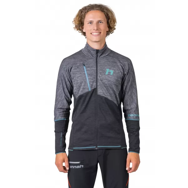  Herren-Sweatshirt HANNAH NIRO HELLGRAU/ANTHRAZIT MEL 