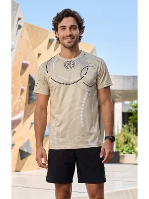 Premium-T-Shirt für Herren ALTISPORT VOJ/ALM003TR01 BRAUN