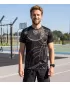Premium-T-Shirt für Herren ALTISPORT VOJ/ALM003TR01 SCHWARZ BRAUN
