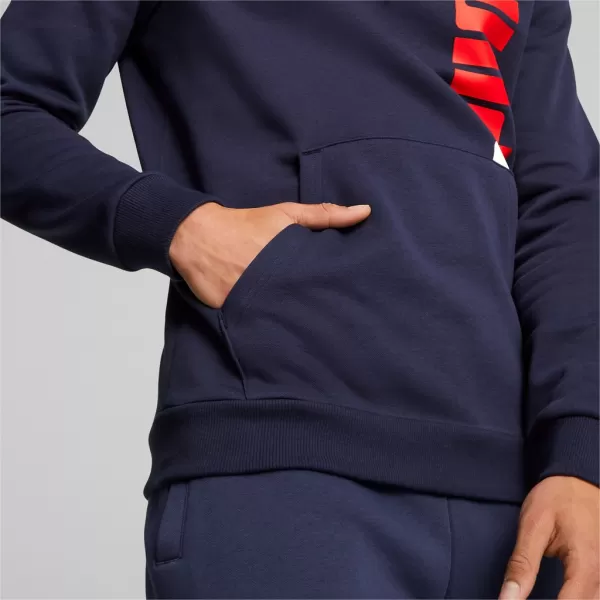  Herren-Sweatshirt PUMA ESS+ LOGO LAB HOODIE FL 675919-06 BLAU 