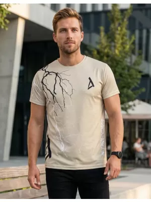 Premium-T-Shirt für Herren ALTISPORT VOJ/ALM004TR01 BRAUN