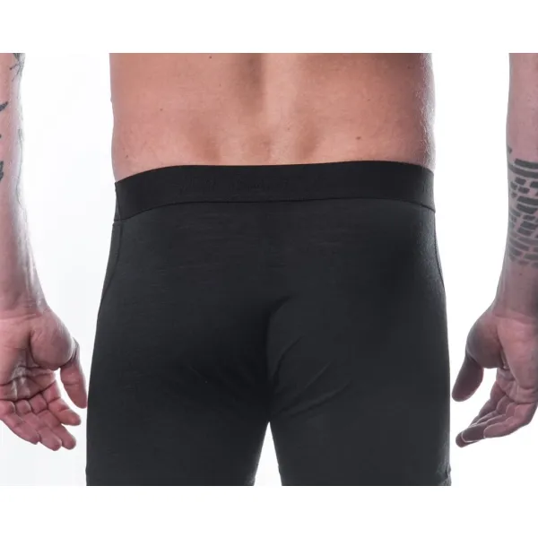  Herren-Boxershorts SENSOR MERINO AIR SCHWARZ 