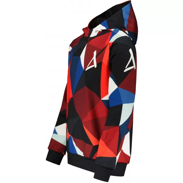  Premium-Sweatshirt für Herren ALTISPORT VOJ/ALM007MI01 MARINEBLAU/ROT 