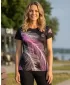 Hochwertiges Funktions-T-Shirt für Damen ALTISPORT VOJ/ALW001TR01 SCHWARZ/HELLROSA