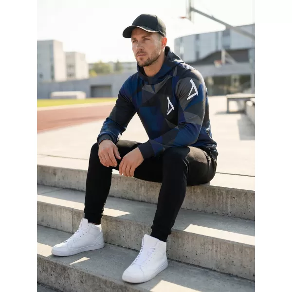  Premium-Sweatshirt für Herren ALTISPORT VOJ/ALM007MI01 DUNKELBLAU 