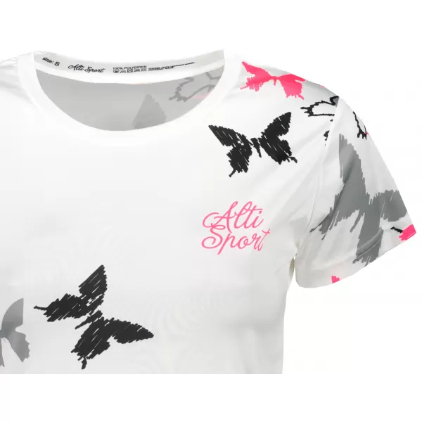  Hochwertiges Funktions-T-Shirt für Damen ALTISPORT VOJ/ALW002TR01 WEIß 