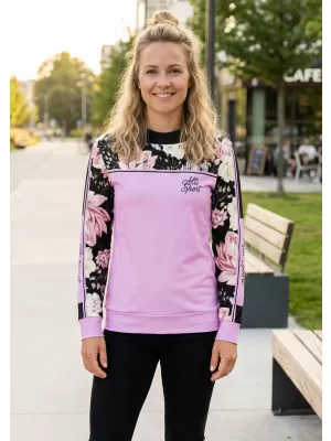Premium-Sweatshirt für Damen ALTISPORT VOJ/ALW008MI01 HELL-PINK