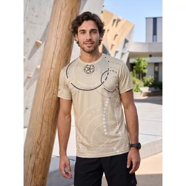  Premium-T-Shirt für Herren ALTISPORT VOJ/ALM003TR01 BRAUN 