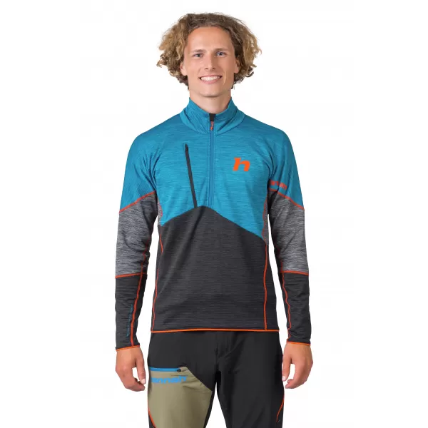  Herren-Sweatshirt HANNAH NIRO HZ FAYENCE/ANTHRAZIT MEL 