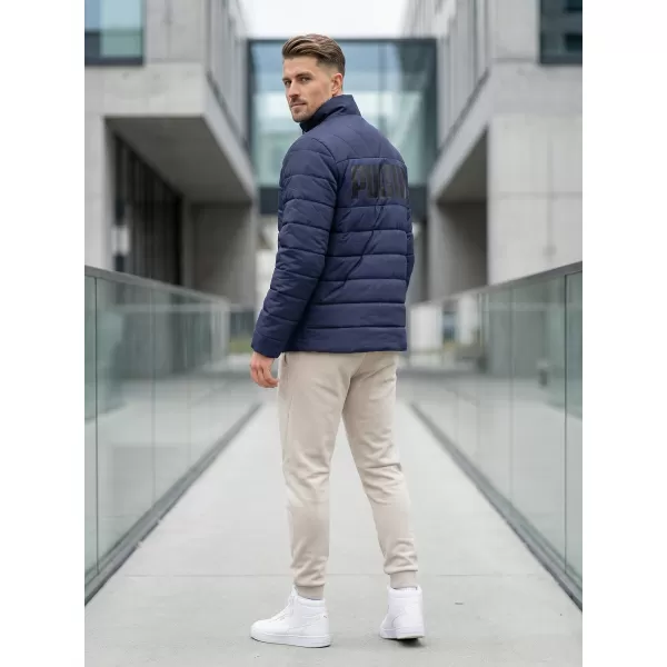  Herrenjacke PUMA ESS+ PADDED JACKET 849349-06 BLAU 
