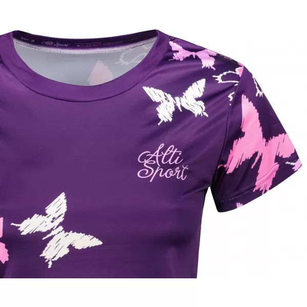  Hochwertiges Funktions-T-Shirt für Damen ALTISPORT VOJ/ALW002TR01 LILA 