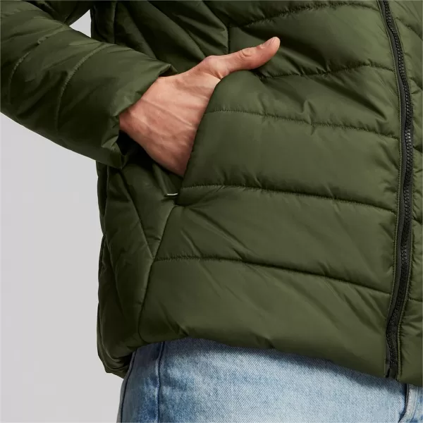  Herrenjacke PUMA ESS HOODED PADDED JACKET 848938-31 GRÜN 