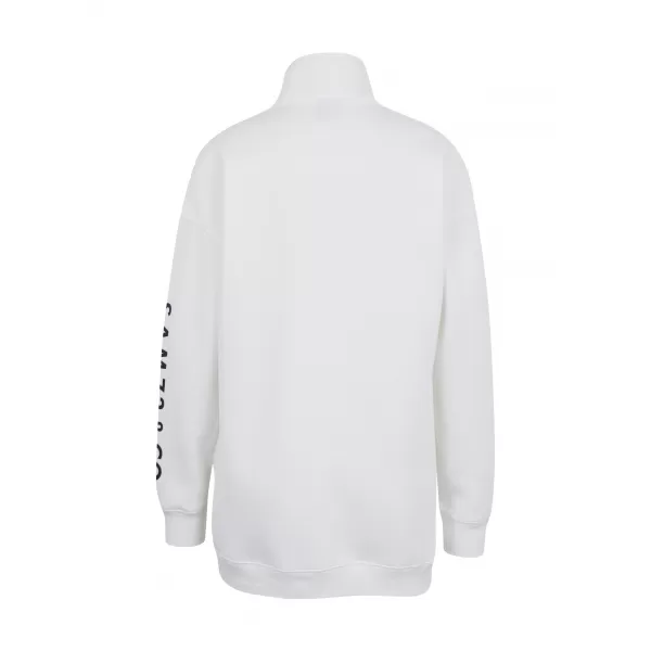  Erweitertes Damen-Sweatshirt SAM 73 ASAJJ WM 781 CREMEFARBEN 