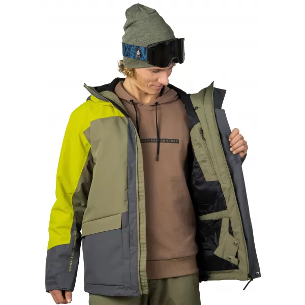 Herrenjacke HANNAH GAROW FD GEBRANNTE OLIVE/CITRONELLE 