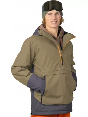 Herrenjacke HANNAH PATTY FD GEBRANNTES OLIVGRÜN/ASPHALT