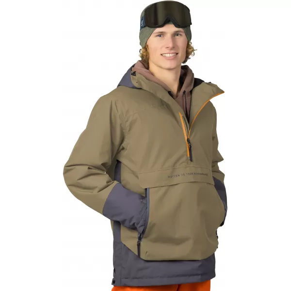  Herrenjacke HANNAH PATTY FD GEBRANNTES OLIVGRÜN/ASPHALT 