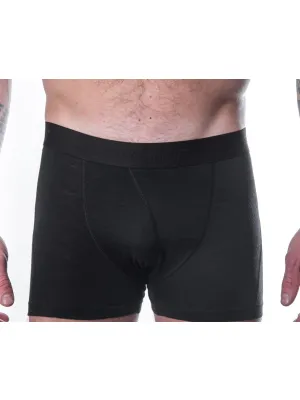 Herren-Boxershorts SENSOR MERINO AIR SCHWARZ