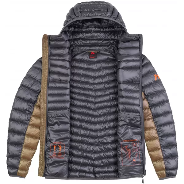  Herrenjacke HANNAH ARDEN ASPHALT/KHAKI-STREIFEN 