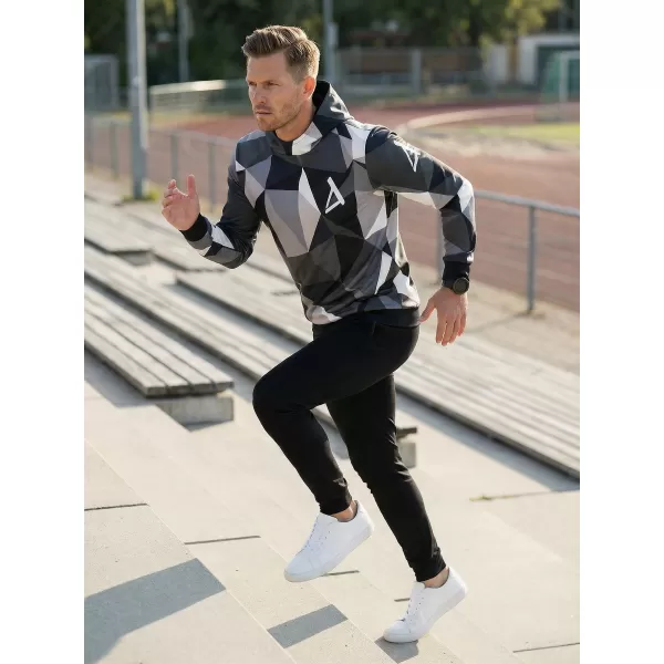  Premium-Sweatshirt für Herren ALTISPORT VOJ/ALM007MI01 GRAU 