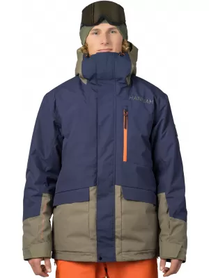 Herrenjacke HANNAH GAROW FD STIMMUNG INDIGO/GEBRANNTES OLIV