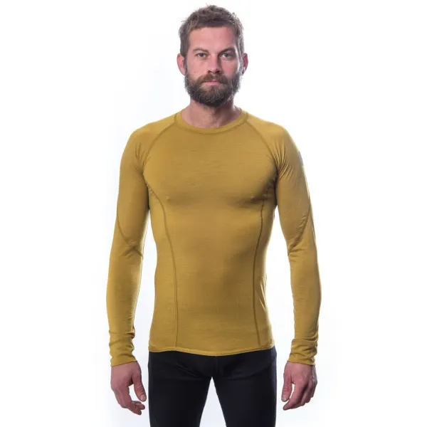  Thermoshirt für Herren SENSOR MERINO AIR MUSTARD 