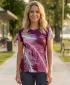 Hochwertiges Funktions-T-Shirt für Damen ALTISPORT VOJ/ALW001TR01 FUCHSIE