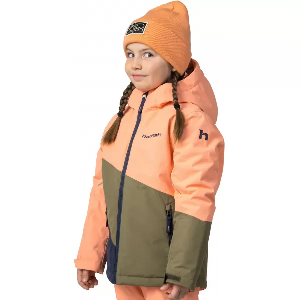  Kinderjacke HANNAH KIGALI JR CANTALOUPE/GEBRANNTE OLIVE 