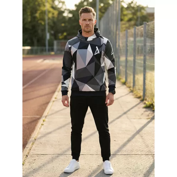  Premium-Sweatshirt für Herren ALTISPORT VOJ/ALM007MI01 GRAU 
