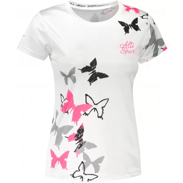  Hochwertiges Funktions-T-Shirt für Damen ALTISPORT VOJ/ALW002TR01 WEIß 
