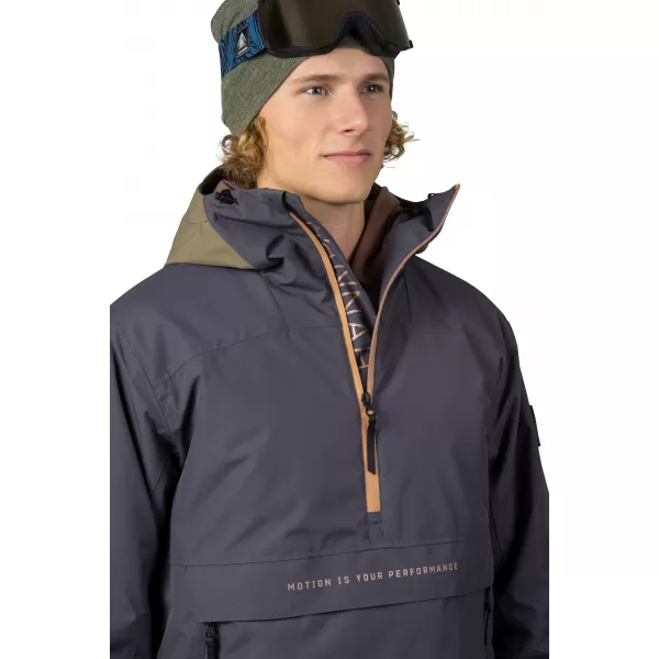  Herrenjacke HANNAH PATTY FD ASPHALT/VERBRANNTE OLIVE 