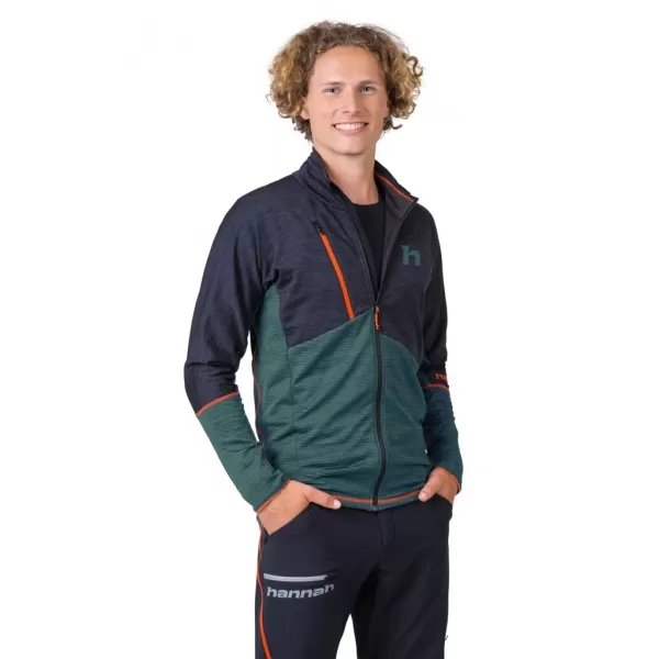  Herren-Sweatshirt HANNAH NIRO ANTHRAZIT/JASPISMEL 
