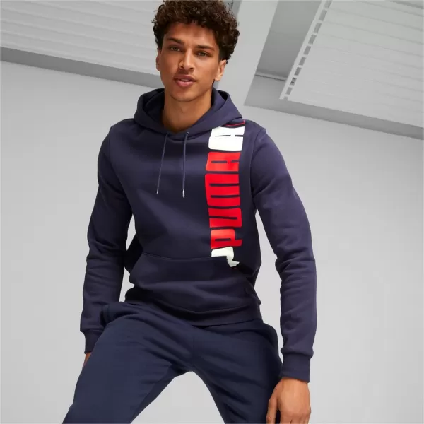  Herren-Sweatshirt PUMA ESS+ LOGO LAB HOODIE FL 675919-06 BLAU 