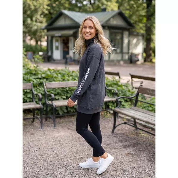  Erweitertes Damen-Sweatshirt SAM 73 ASAJJ WM 781 SCHWARZ 