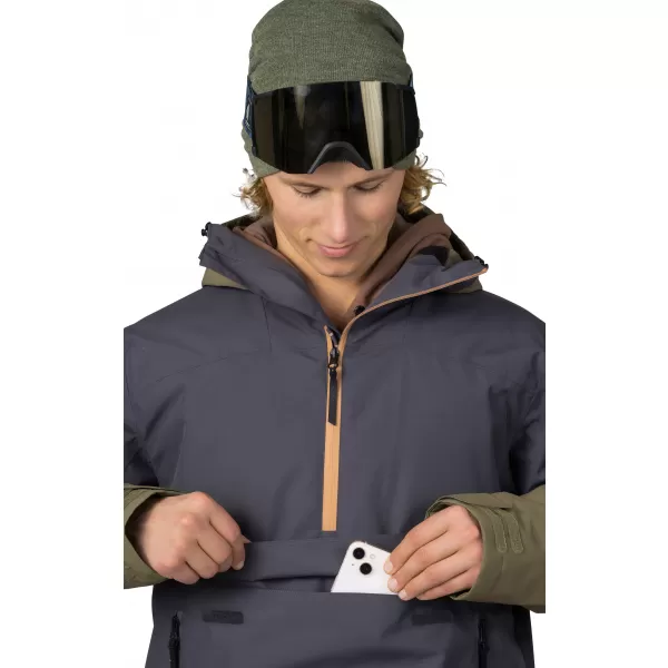  Herrenjacke HANNAH PATTY FD ASPHALT/VERBRANNTE OLIVE 