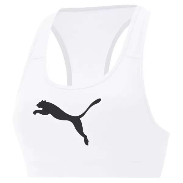  Damen-BH PUMA MID IMPACT 4KEEPS GRAPHIC BRA PM 520306-52 WEIß 