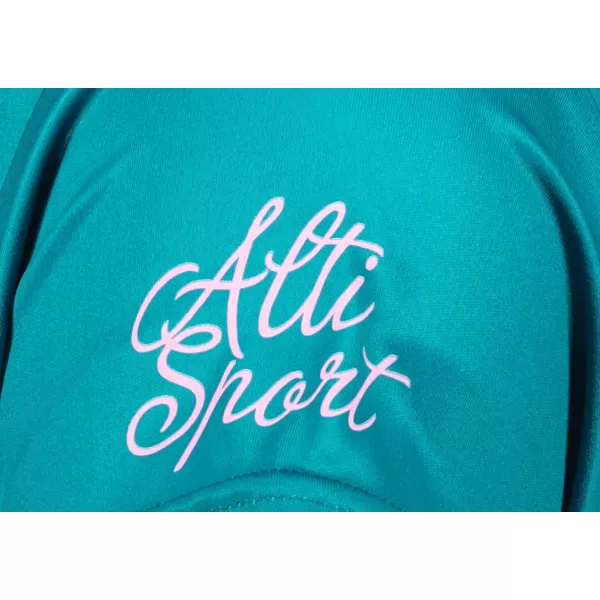 Hochwertiges Funktions-T-Shirt für Damen ALTISPORT VOJ/ALW002TR01 SMARAGD/HELLROSA 